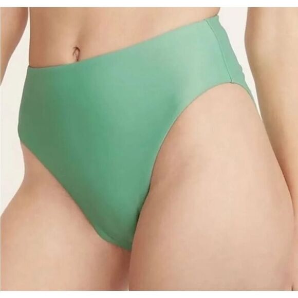 J Crew High Rise Mint Green Bikini Bottom Sz XXS NWT - Picture 12 of 12